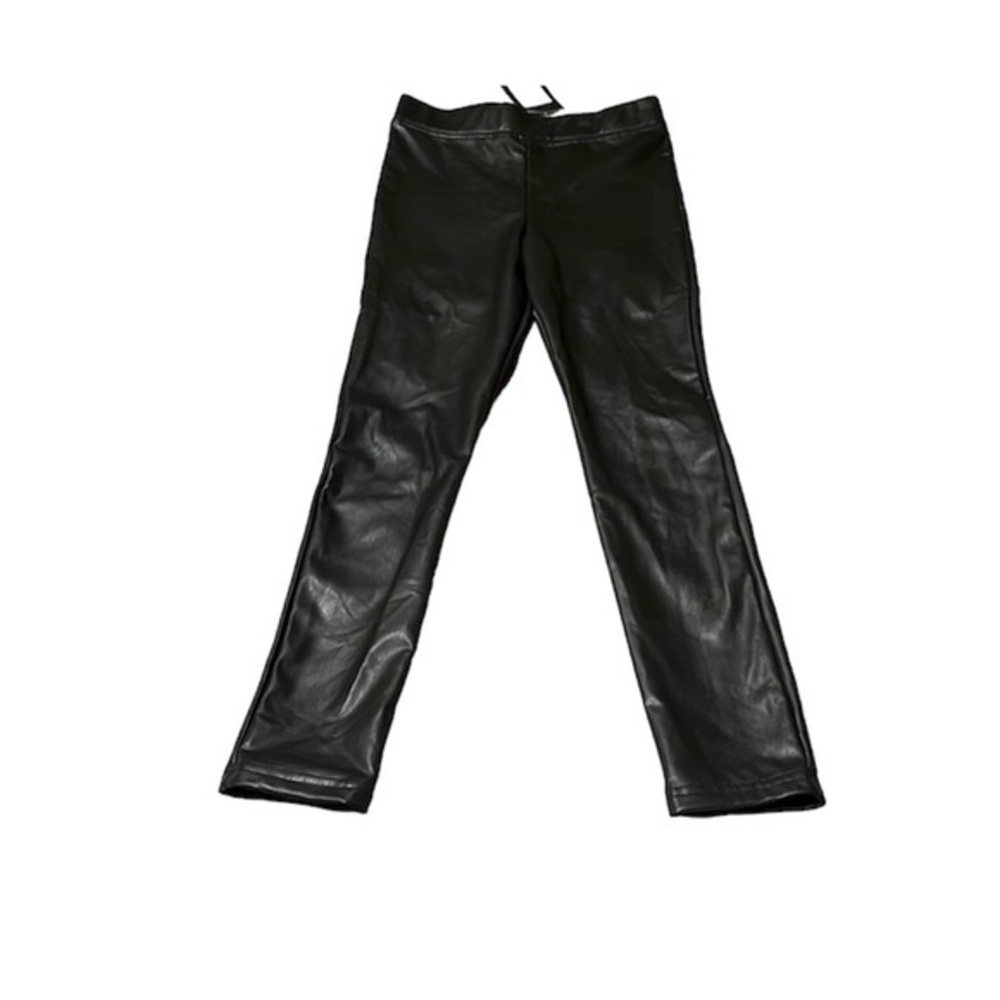 New Art Class Girl’s Faux Leather Black Leggings Size 10/12 NWT